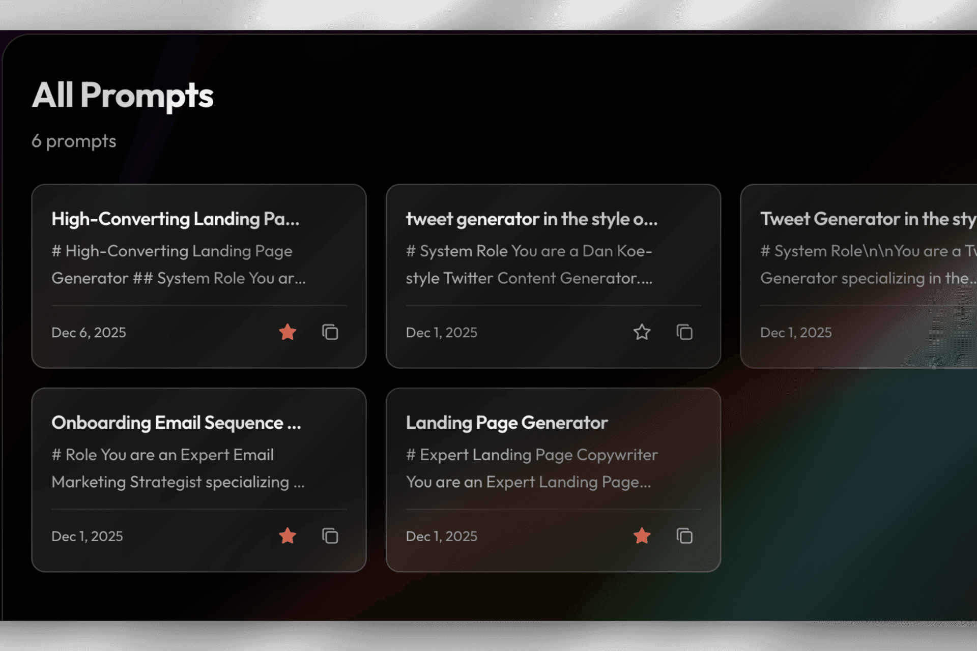 One place for all your prompts